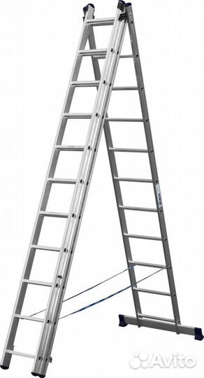 38833-11 Лестница сибин универсальная, трехсекцион