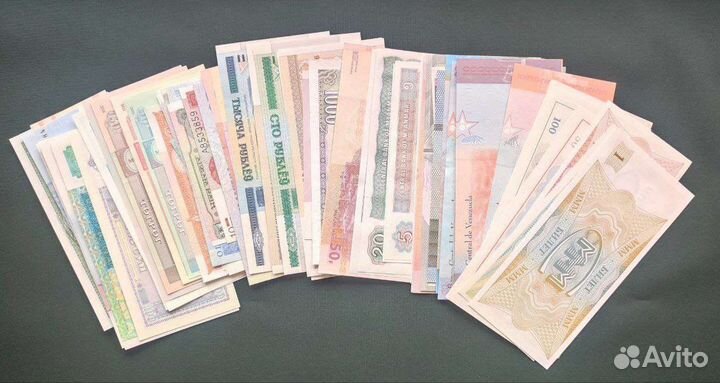 Банкноты и Боны Иностранные новые из пачек