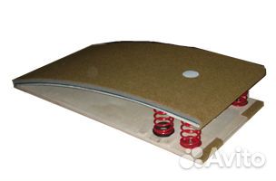 Мостик гимнаст. пружинный с гнутой платформой