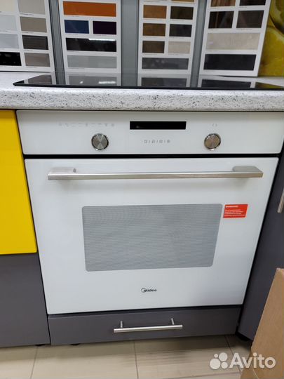 Встраиваемый духовой шкаф midea MO78101CGW, белый