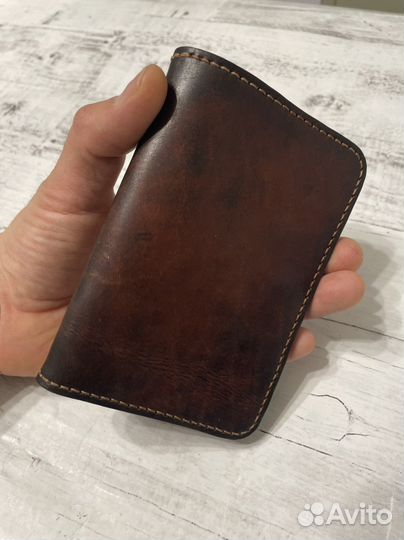 Обложка на паспорт, изделия из натуральной кожи