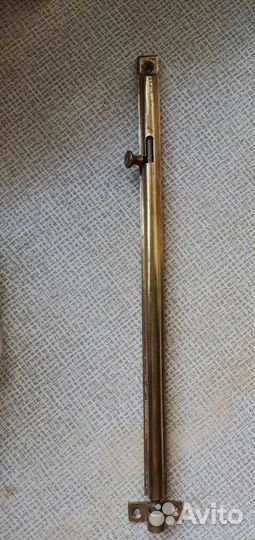 Щеколда старинная медная 38см