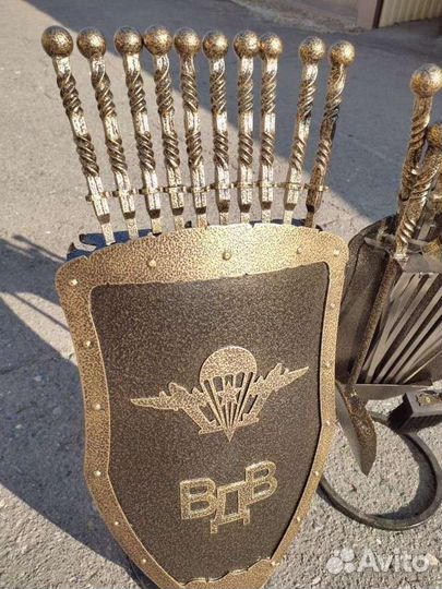 Подставка для шампуров щит вдв