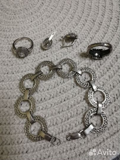 Серебряный браслет женский