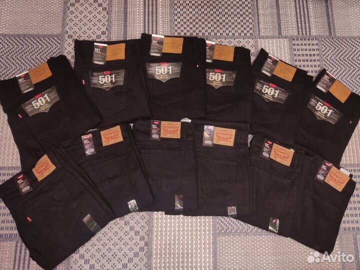 Levis 502 черные