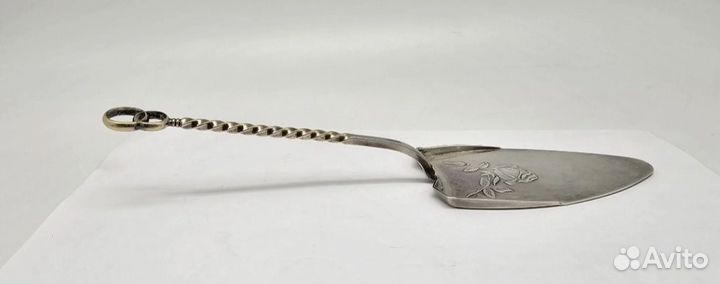 Серебряная лопатка для торта 916 проба СССР