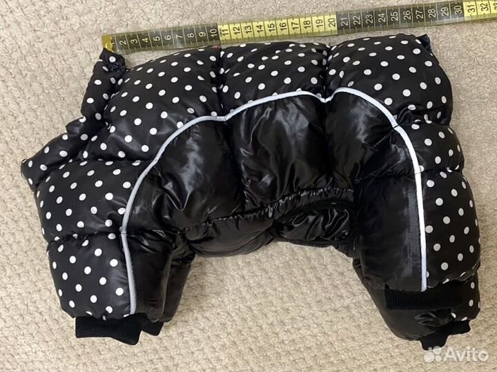 Комбинезон зимний для маленькой собаки одежда