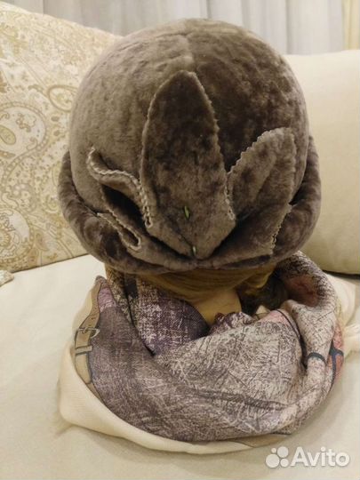 Шапка из овчины женская