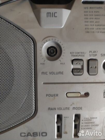 Синтезатор Casio CTK-800 с адаптером