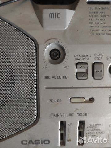 Синтезатор Casio CTK-800 с адаптером