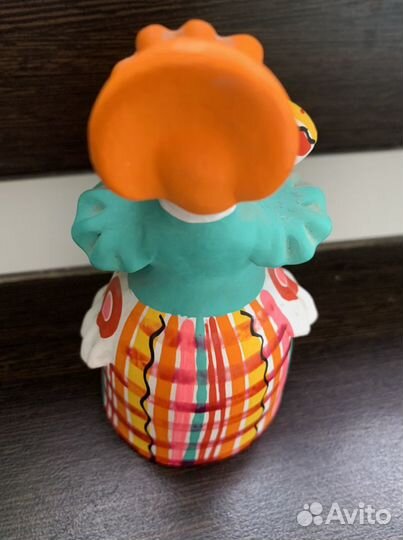 Дымковская игрушка(Барыня с петухом)