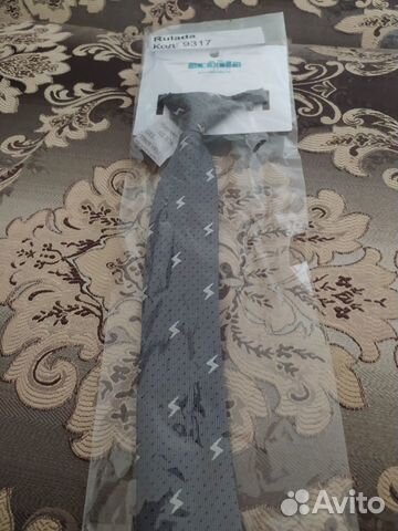 Галстук серый, фирма Акула, новый