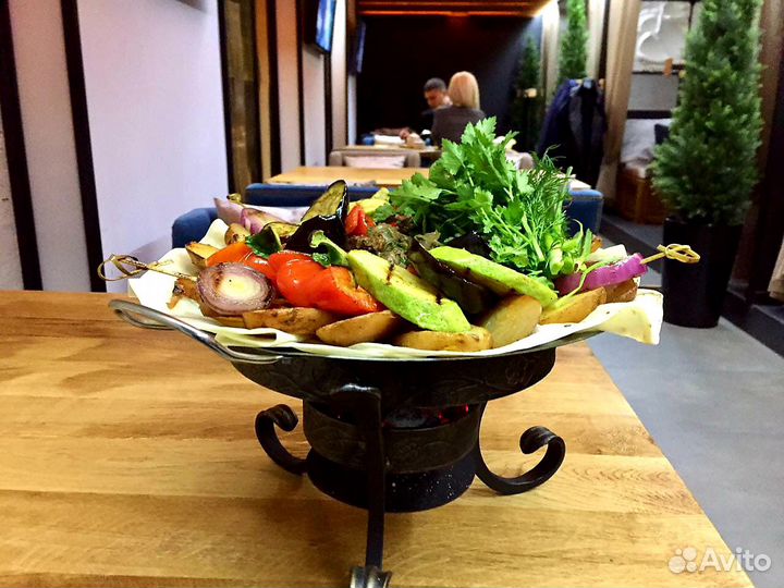 Садж для подачи мясных блюд,тефлон