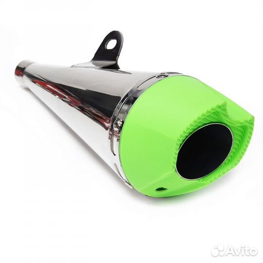 Универсальный прямоточный глушитель 340*100mm