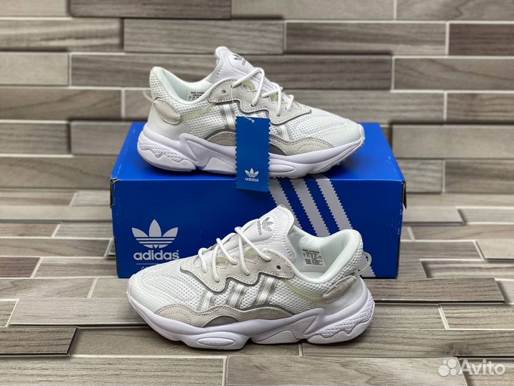 Кроссовки Adidas Ozweego White Grey (36-45)