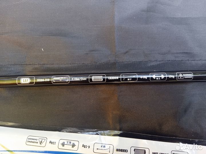 Спиннинги Максимус 5-21г 2,4м и Мифайн 4-18г 2,1м