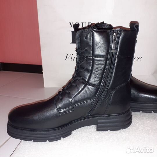 Ботинки Tamaris,новые,p41,кожа,оригинал,Suomi