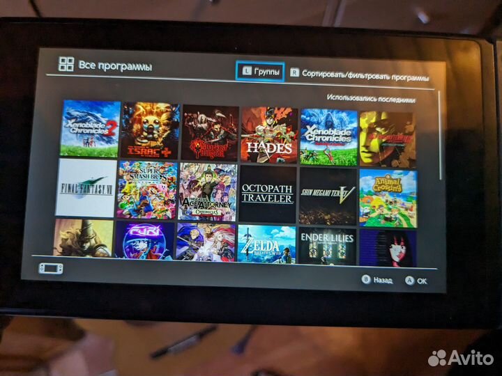 Nintendo switch rev 2 с играми