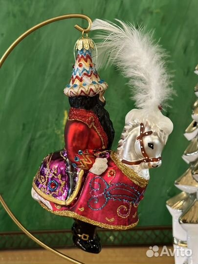 Елочные игрушки стекло польша