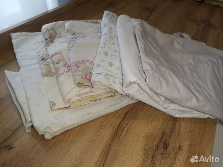 Постельное белье на детскую кроватку