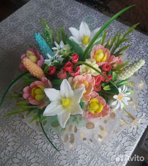 Букеты из мыла