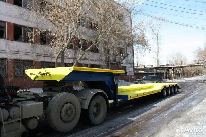 Полуприцеп трал (тяжеловоз) Авиком 98714-04 с ломаной рамой, 2024