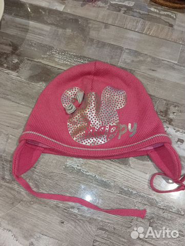 Шапка демисезонная на девочку 46/48