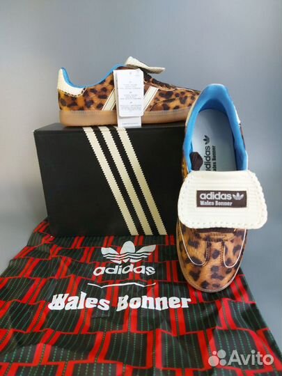 Adidas samba wales bonner leopard женские