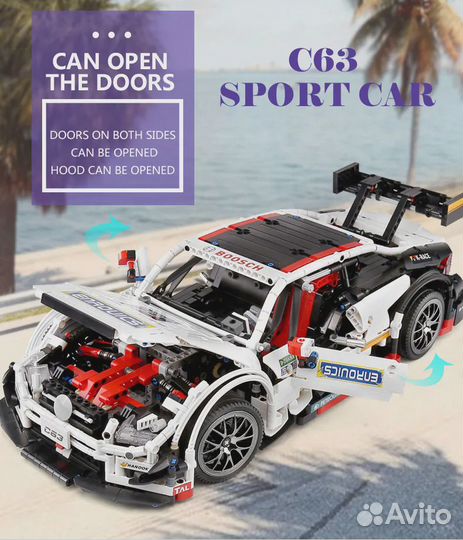 Конструктор Mould King 13075 Mercedes-Benz C63 AMG