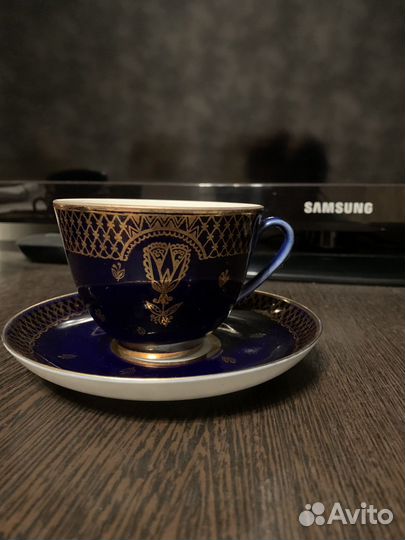 Чашка с блюдцем лфз
