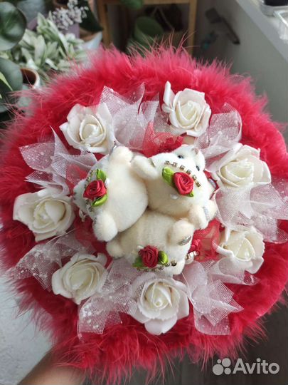 Букет с игрушками