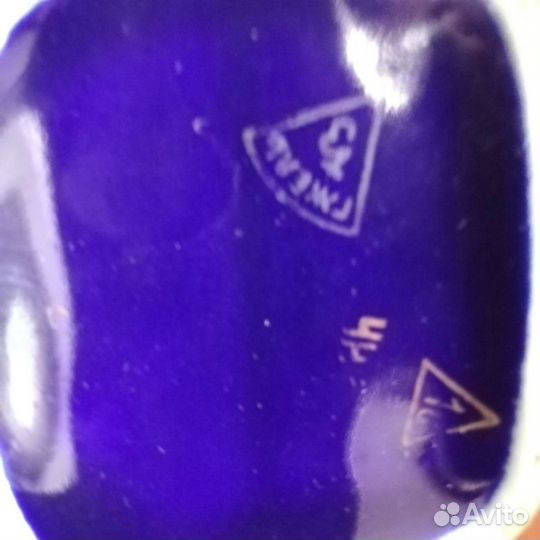 Заварочный чайник и бокал кобальт СССР