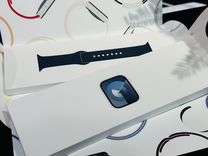 Apple Watch S9 45mm Silver Ремешок Blue M/L