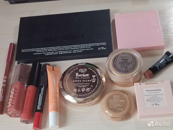 Набор косметики пакетом nars zoeva abh fenty ciate