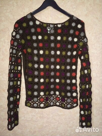 Кофта шерстяная женская с орнаментом. Разные