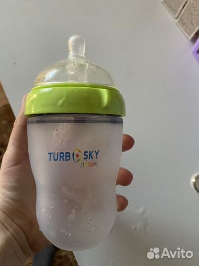 Бутылочка противоколиковая силиконовая