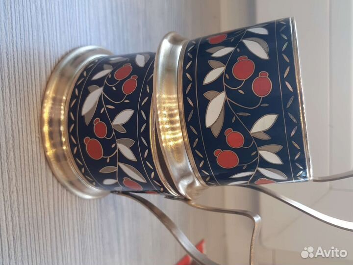 Подстаканники СССР эмаль