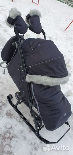 Детские санки коляска Ника