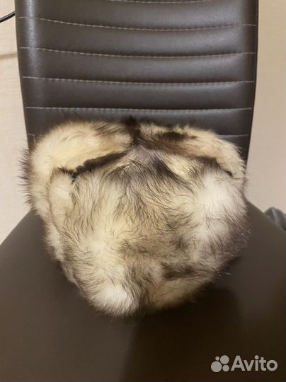 Мужская шапка из хорька