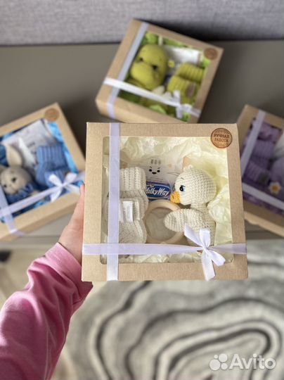 Подарочные наборы для малышей ручной работы