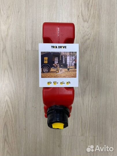 Плоская канистра GKA 5 литров (красная)