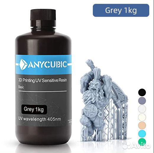 Фотополимерная смола Anycubic 3D Resin 405nm 1шт