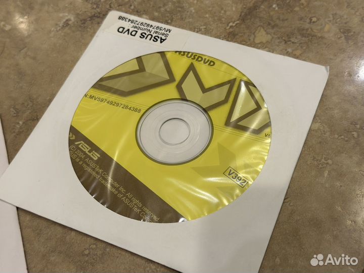 Диск драйвер DVD Asus M592 V392 V214 новые