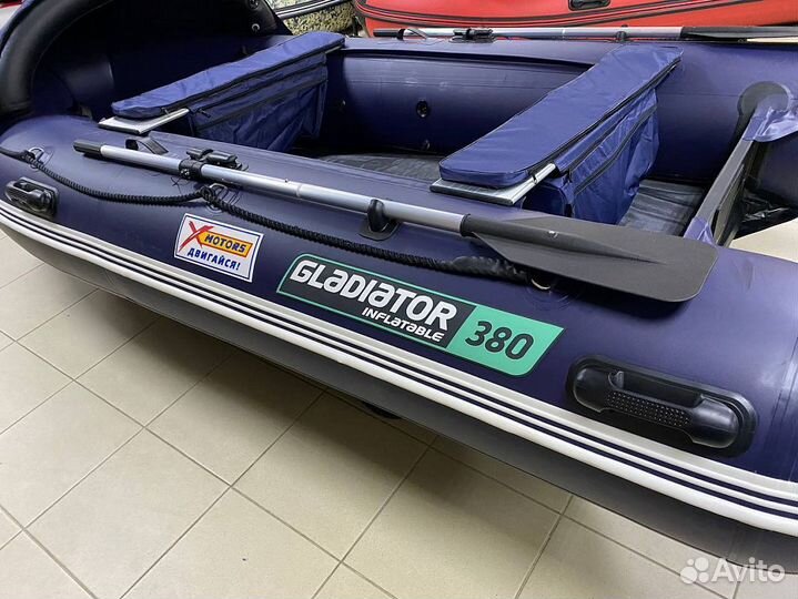 Надувная лодка gladiator E380 AIR С нднд