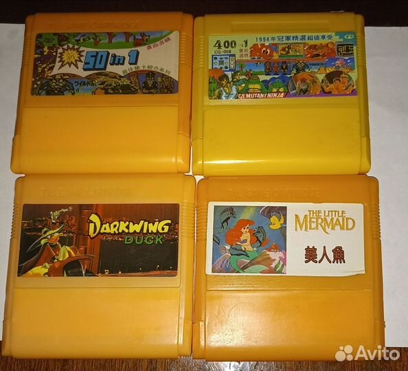 Картриджи для dendy