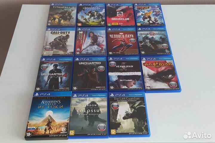 PS4 диски с играми