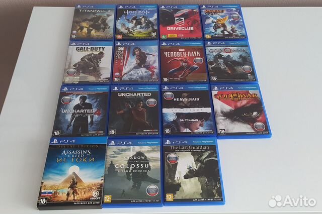PS4 диски с играми
