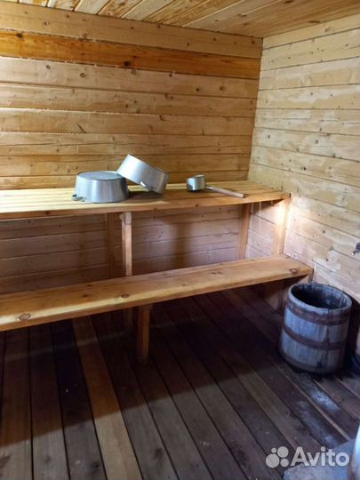 Русская баня на дровах