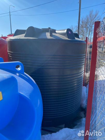 Пластиковая ёмкость эвл R 5000 л вертикальная черн