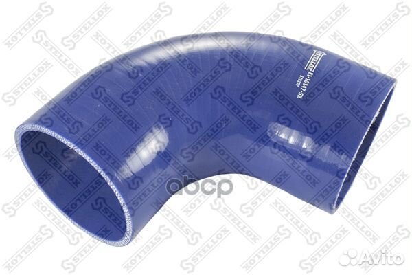 Патрубок интеркулерасиликон, красный